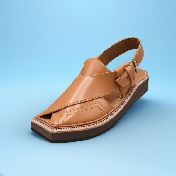 Kaptaan 804 chappal - premium Tan leather - handmade