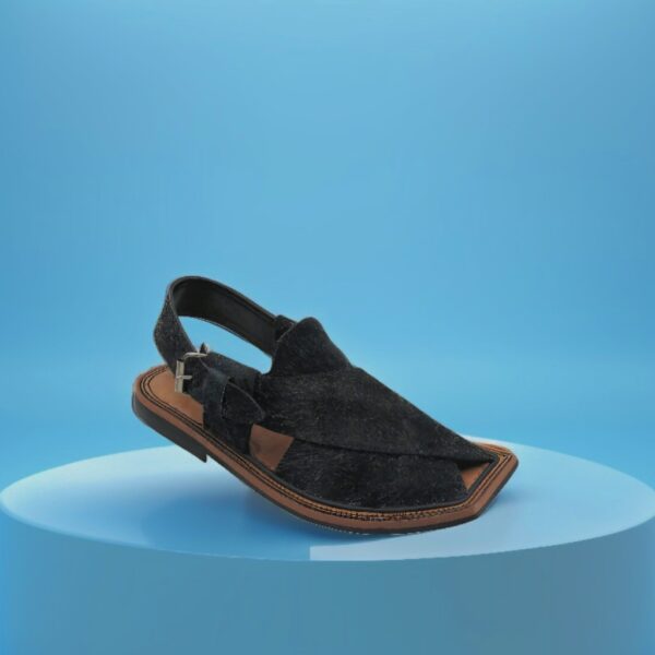 Sabar chappal- premium black material- handmade